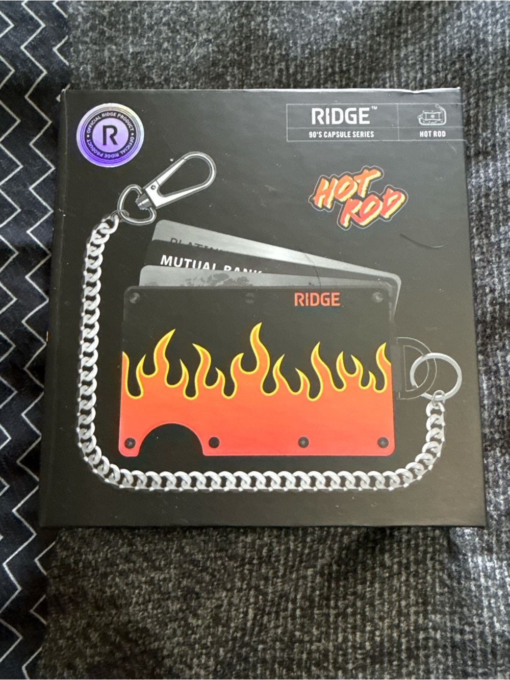 Ridge Wallet- Hot Rod - Picture 3 of 4